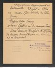 k.k. naturhistorisches Hofmuseum, Intendanzakten 1885-1896 (Hauer), Aktenzahl Z.207/1891, Seite 1